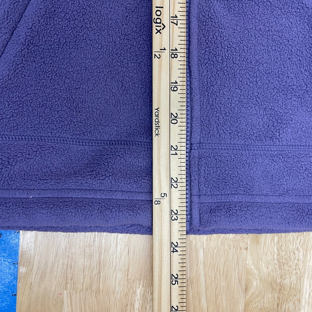LL Bean Womens Petite S Purple Mountain Classic Full Zip Fleece Jacket 505339 - Picture 7 of 9